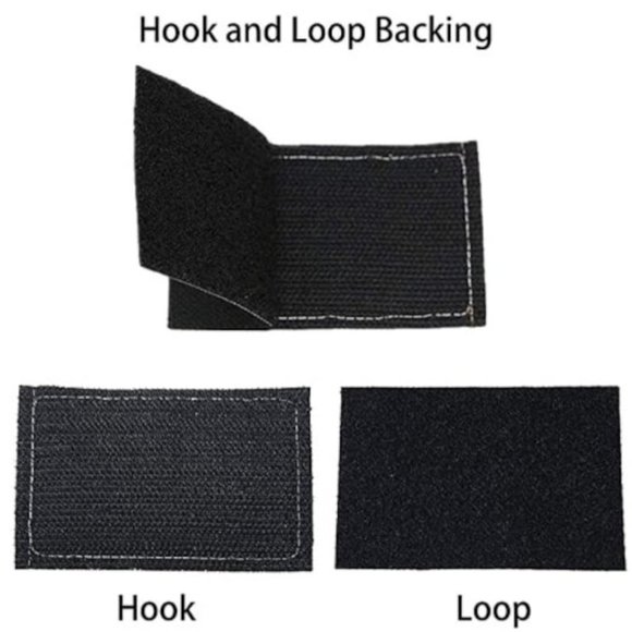 Set of 2 Embroidery Service Dog Patch, Hook and Loop Appliques for Harnesses - Picture 4 of 4